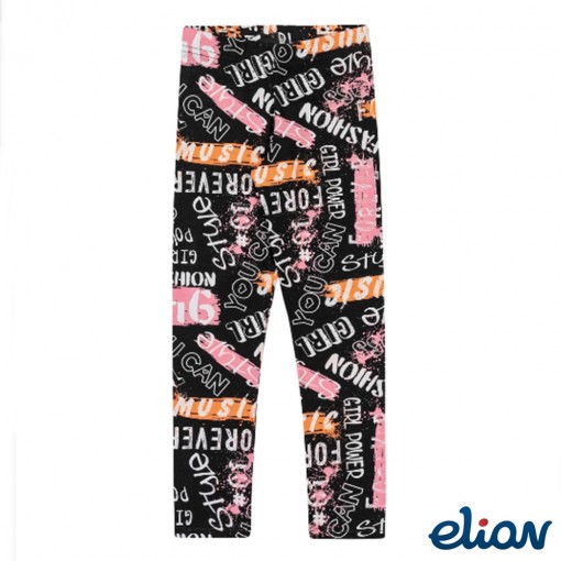 (231407) Calça Legging de Cotton Feminino Infantil Elian